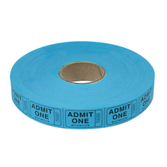 Roll Tickets - Admit One - Blue 2000 Roll (EACH)