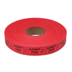 Roll Tickets - Admit One - Red 2000 Roll (EACH)