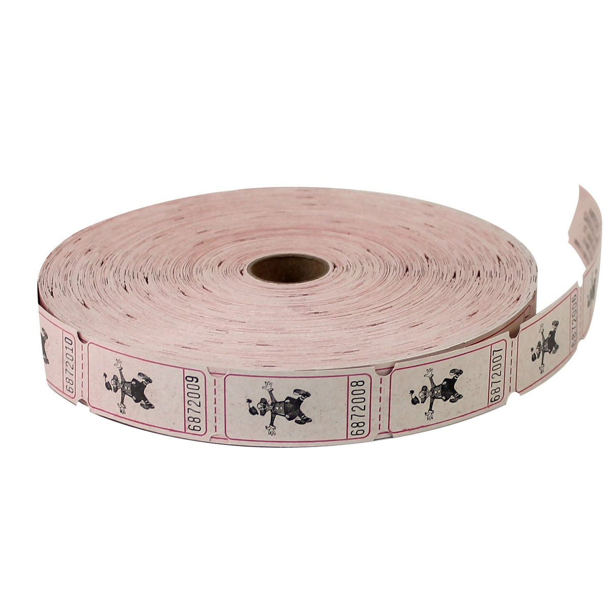 Roll Tickets - Clown - Pink 2000 Roll (EACH)