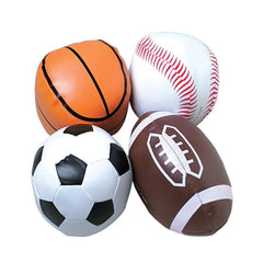 Stuffed Vinyl Sports Ball Assortment 2" (DZ)
