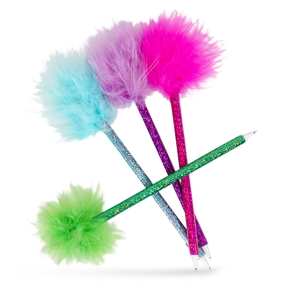 Feather Pen Assortment 8.5" (DZ)