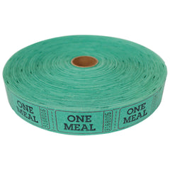 Roll Tickets - Meal - Green 2000 Roll (EACH)