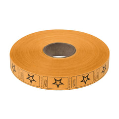 Roll Tickets - Star - Orange 2000 Roll (EACH)
