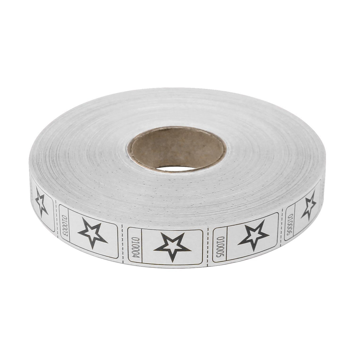 Roll Tickets - Star - White 2000 Roll (EACH)