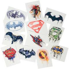 Tattoos - DC Superhero Assortment 4" (DZ)