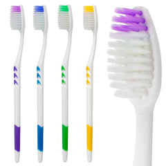 Adult Toothbrush with 39 Bristle Head - 4 Colors
