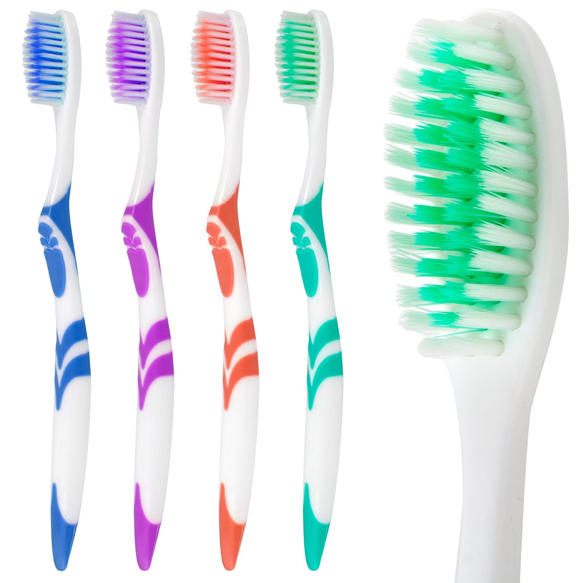 46 Bristle Head Adult Toothbrush - Assorted Colors