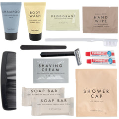 15-Piece Classic Travel Hygiene Kit