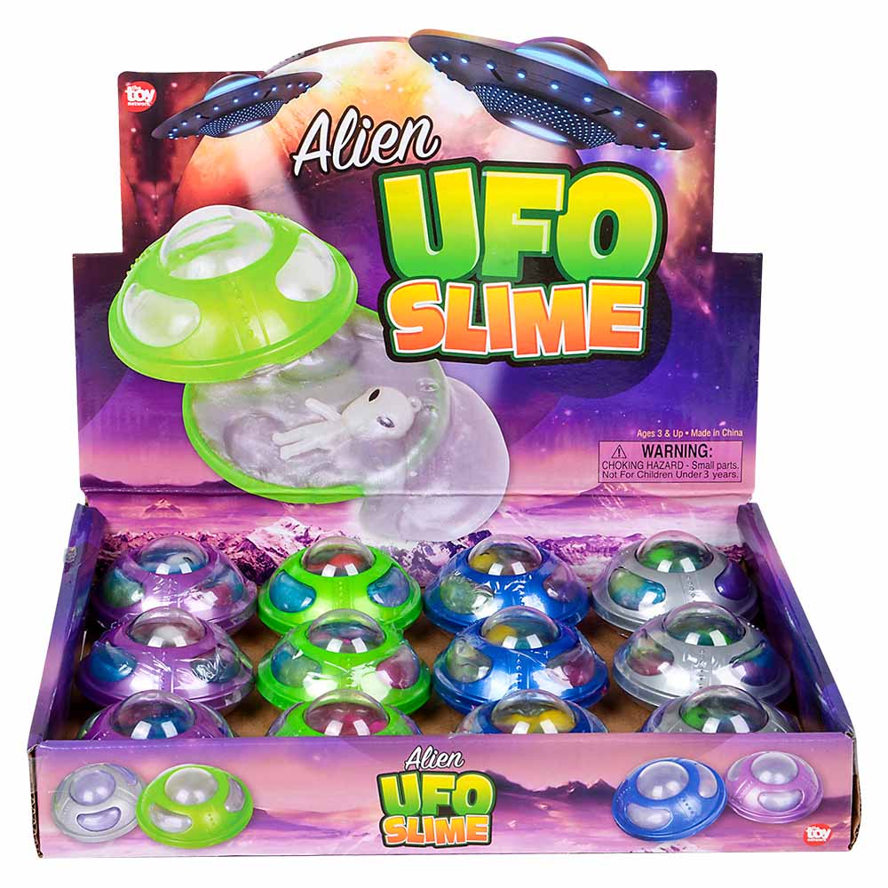 UFO Alien Rainbow Slime 3" (DZ)