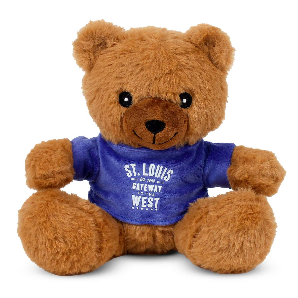 St. Louis Souvenir Teddy Bear Blue 8" (EACH)