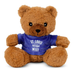 St. Louis Souvenir Teddy Bear Blue 8" (EACH)