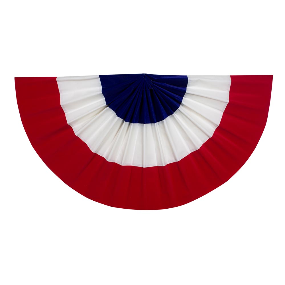 Bunting - Flocked Red White and Blue 18" x 36" (EACH)