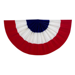 Bunting - Flocked Red White and Blue 18" x 36" (EACH)