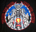 DIE TO RIDE COLORED CLOTH 45 INCH  WALL BANNER / FLAG  (Sold by the piece) -* CLOSEOUT ONLY 2.95 EA