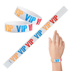 Tyvek Paper Wristbands - VIP 3/4" (500 PACK)