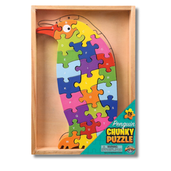 Wooden Penguin Letter Puzzle Kids Toy In Bulk