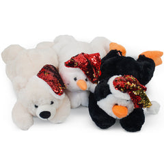 Plush Jumbo Holiday With Sequins Assorted 25" (EACH)