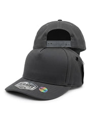 KAMEL 804 YOUTH 5 PANEL SOLID HIGH CROWN SLIGHT CURVE TRUCKER HAT