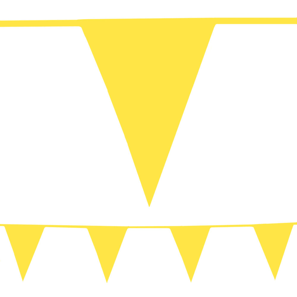 Heavy Duty Pennant String - Yellow 105' (EACH)