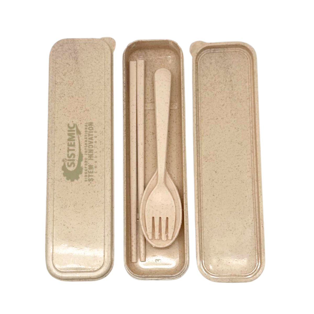 Customised Wheat Fibre Cutlery Set (Preorder)