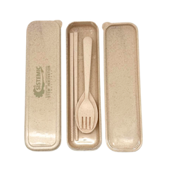 Customised Wheat Fibre Cutlery Set (Preorder)