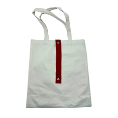 Customised Folding Canvas Tote Bag with Ribbon (Preorder)