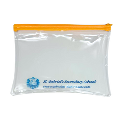 Customised Transparent PVC A5 Zip Case (Preorder)