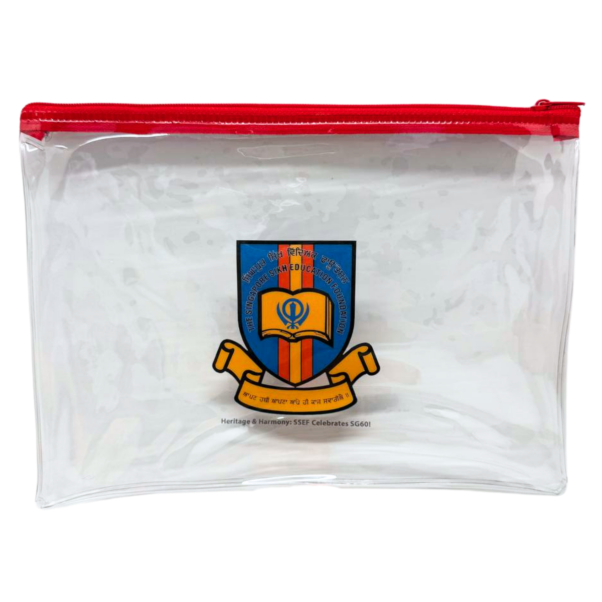 Customised Transparent PVC A5 Zip Case (Preorder)