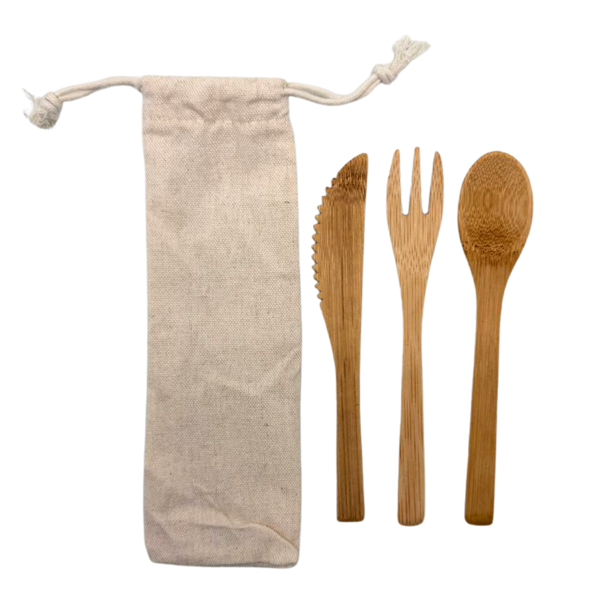 Customised Printed Bamboo Cutlery Set (Preorder)
