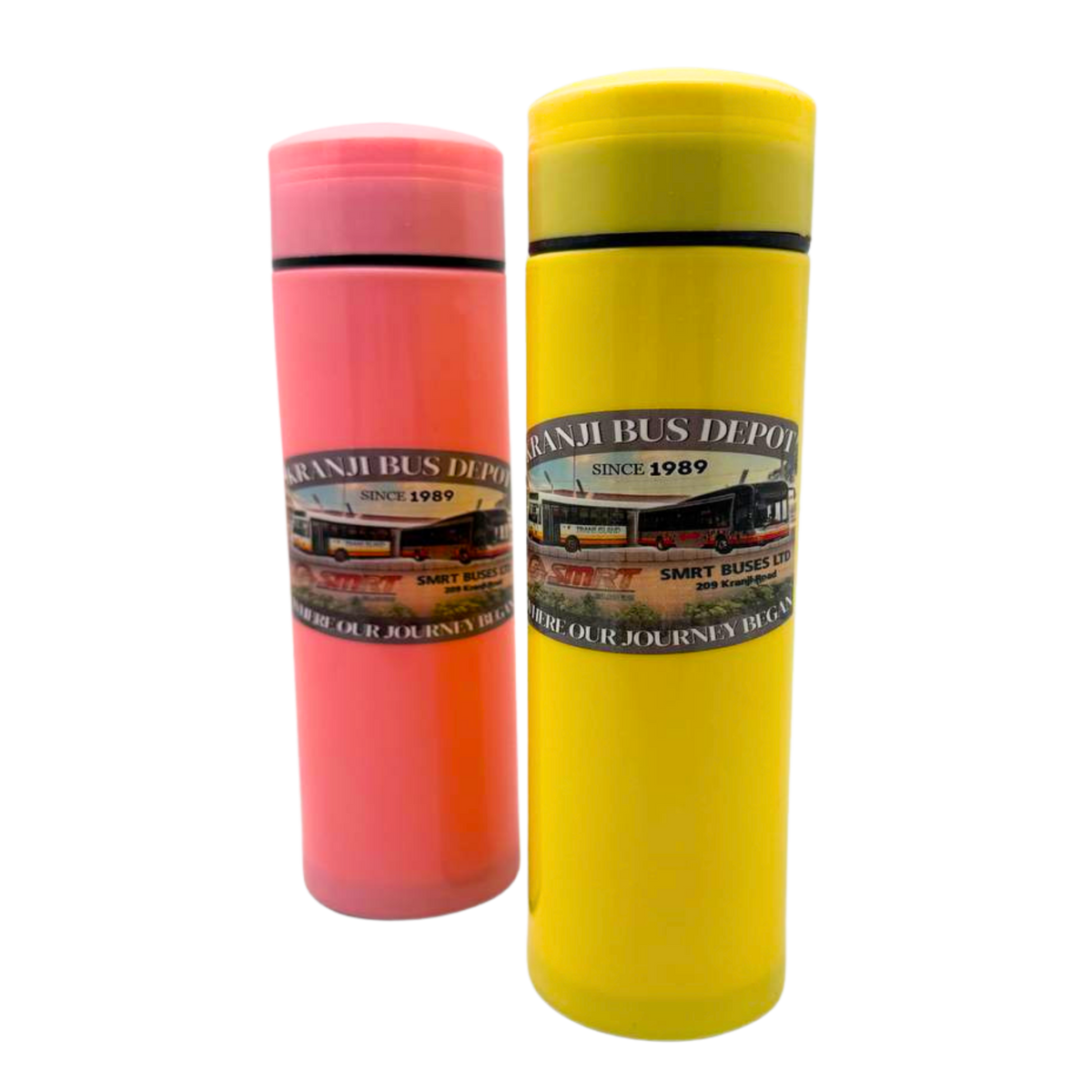 Customised Double Walled Wheat Fibre and Glass Bottle (Preorder)