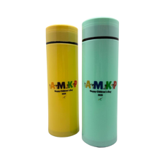 Customised Double Walled Wheat Fibre and Glass Bottle (Preorder)