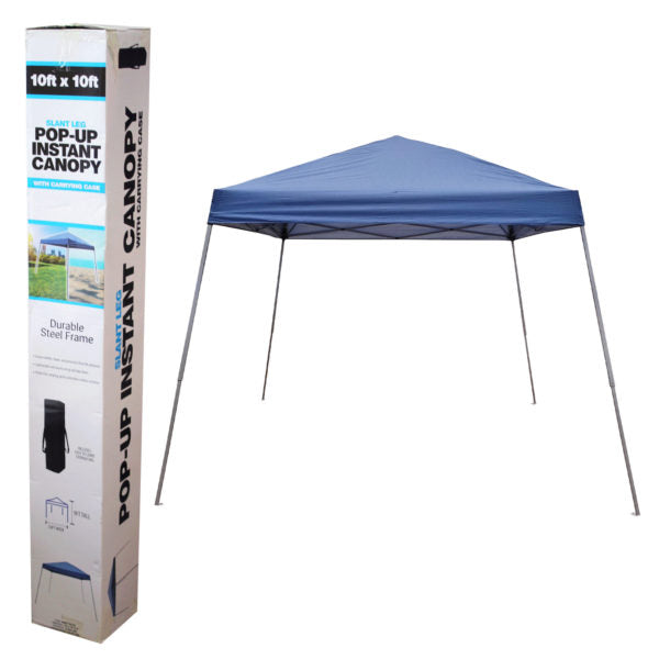 Navy Blue Slant Foldable Gazebo Tent (Pack of 1), 185.99$/Pc Price