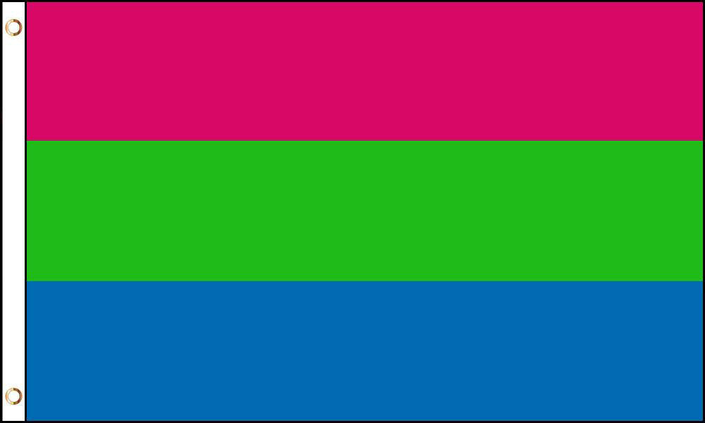 POLYSEXUAL 3 X 5 FLAG ( sold by the piece )