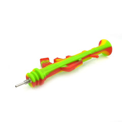 9” Silicone Nectar Collector AK47 with Titanium Nail