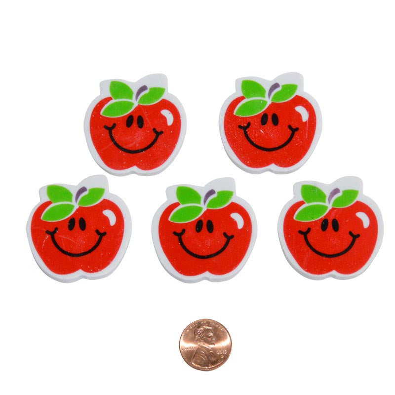 Apple Erasers (48 total toppers in 2 bags) 30?› each