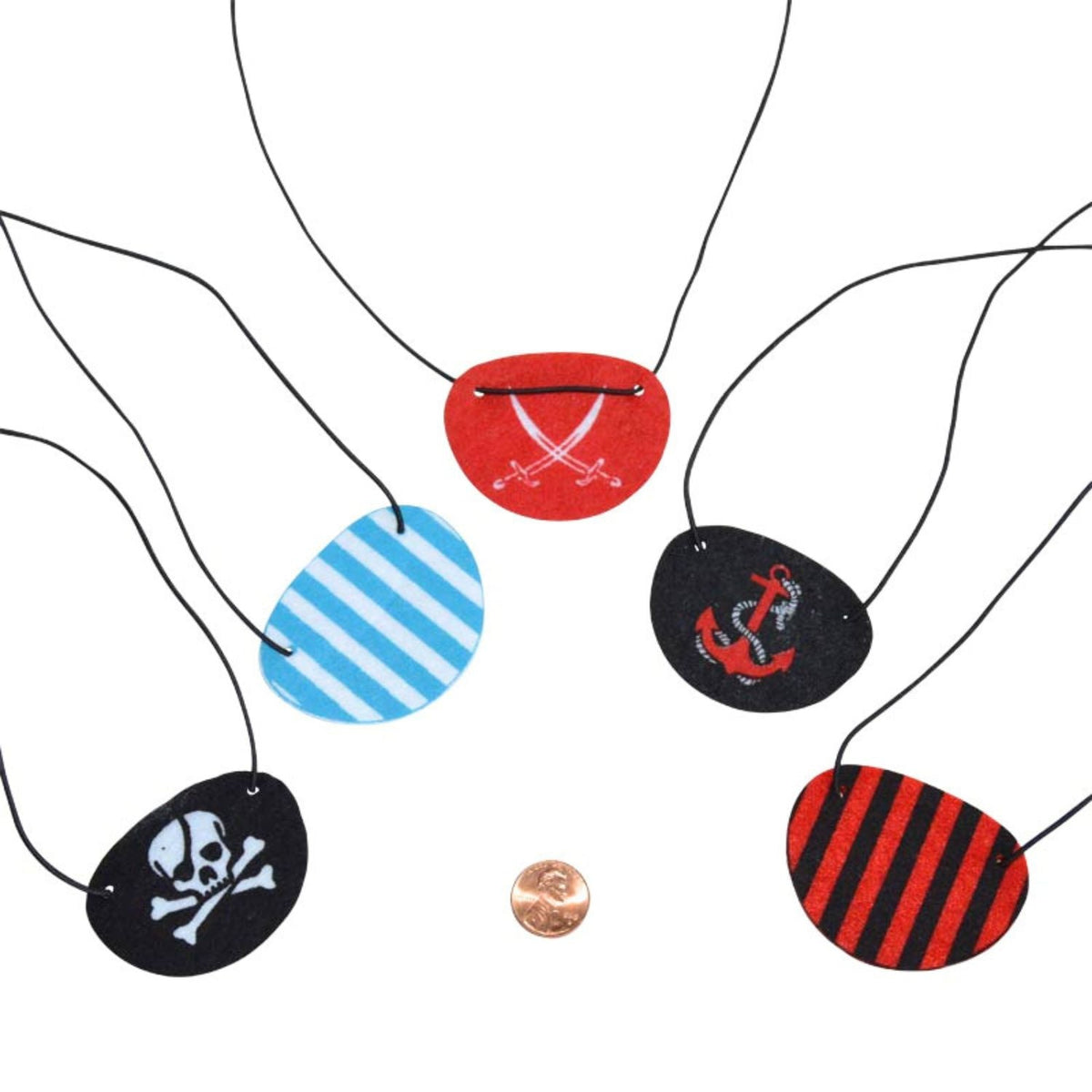 Fun Pattern Pirate Eye Patch (24 total patches in 2 bags) 38?› each