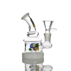 5" Mini Pocket  Water Pipe R&M with 14mm Male Bowl