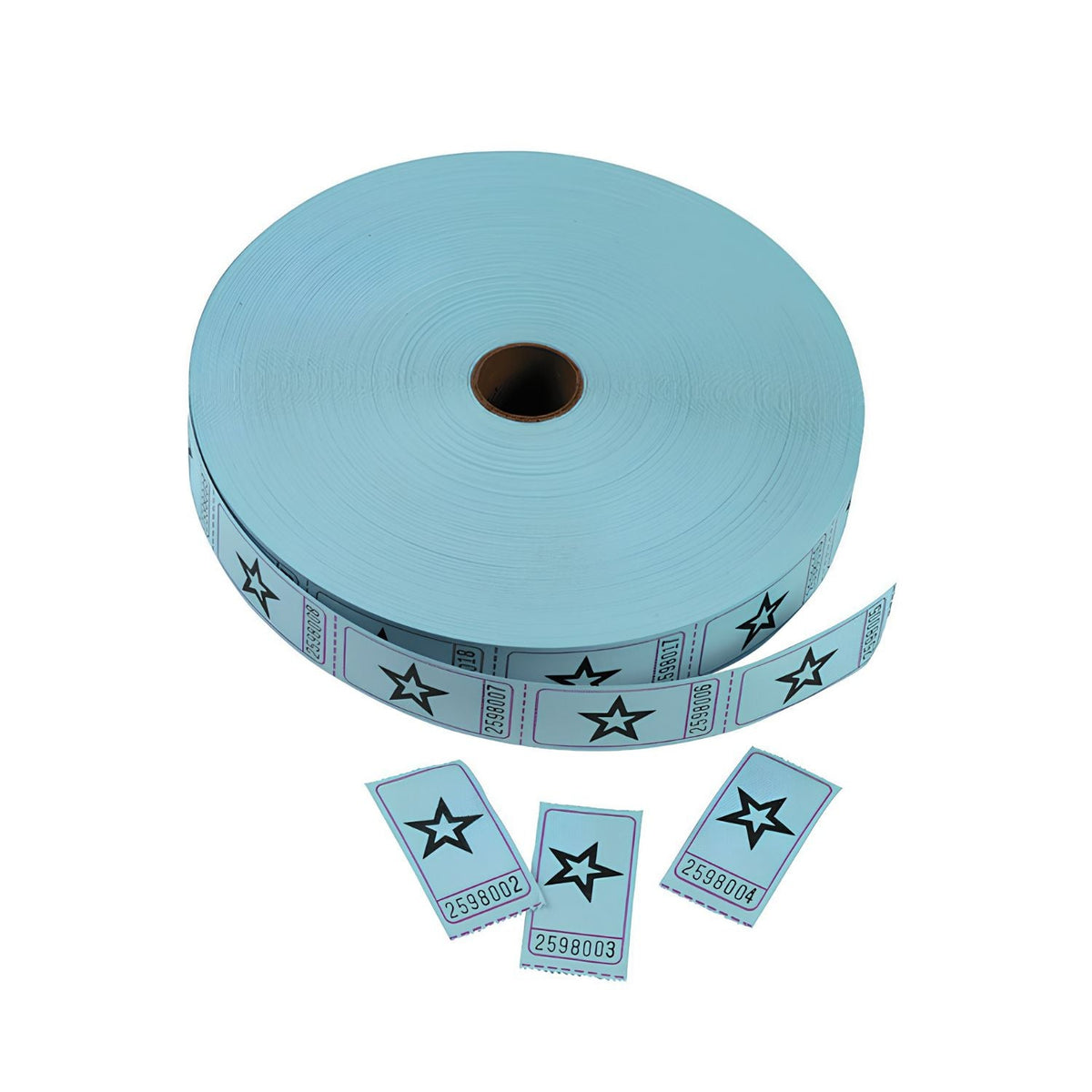 Blue Star Tickets (2000 tickets/roll)