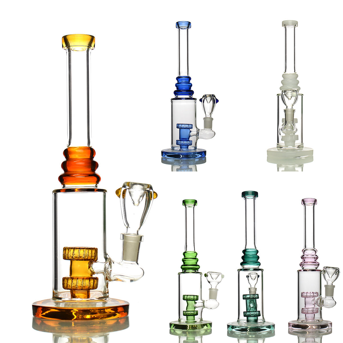 10” Bong Wheel Shower Design