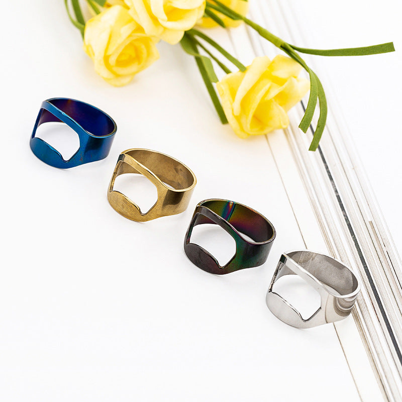 METAL BOTTLE OPENER RINGS (sold by dozen, 4 pack, piece)