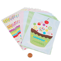 Make-a-Cupcake Stickers (24 total sheets in 2 bags) 34?› each