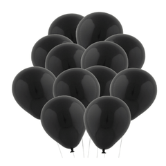 Black Latex Balloons (48 total balloons in 2 bags) 16?› each