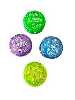 Bulk LED Light Toy Yo-Yos in 4 Vibrant Assorted Colors. Smooth Great Quality. Sold individually random colors