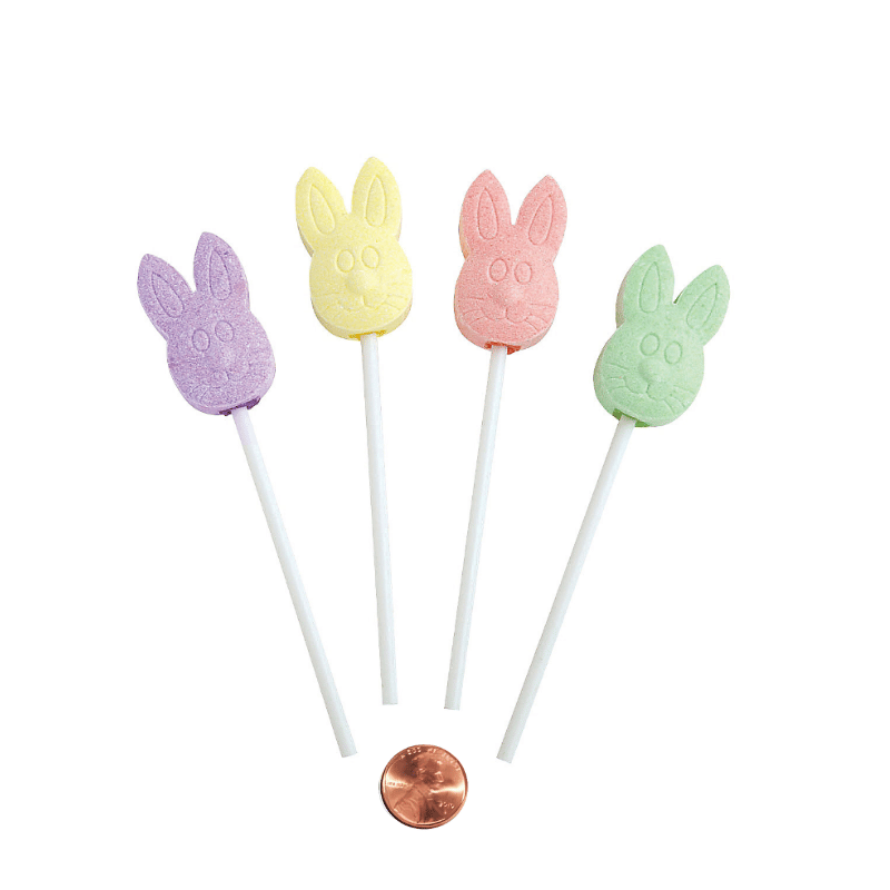 Bunny Shaped Sweet Tart Suckers (92 total suckers in 2 bags) 20?› each