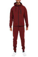 MENS FULL ZIP SWEAT PANT SWEAT SET