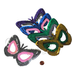 Butterfly Sequin Mask (24 total masks in 2 bags) $1.14 each