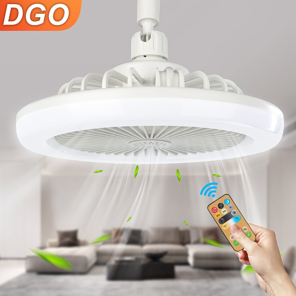 Mini Ceiling Fans with Lights Remote