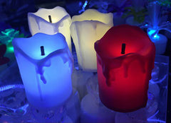 LIGHT UP DRIPPING WAX FAKE CANDLES ( Sold by the dozen )