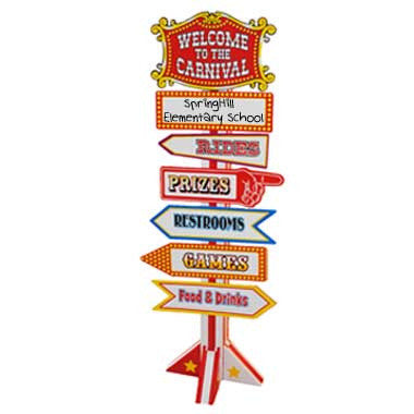 Carnival Sign Decoration $32.50 each