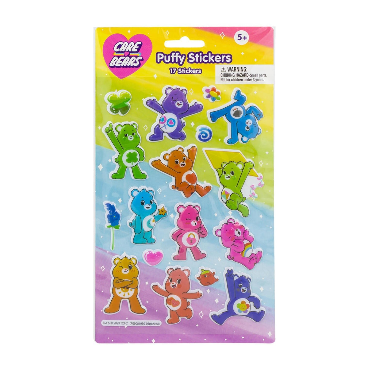 Care Bears Puffy Stickers ƒ?? 17-Pack by Inkology